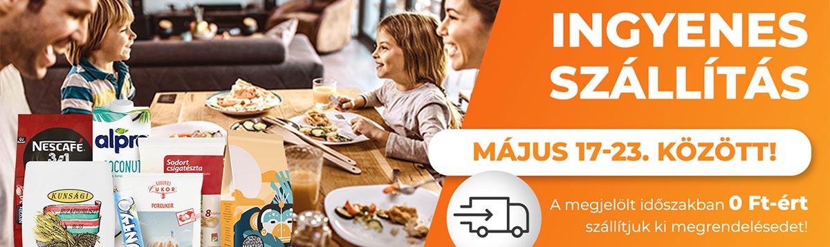 INGYENES házhozszállítás az ország bármely pontjára!