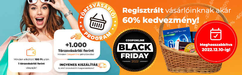 Törzsvásárlói Black Friday a Coop Online Webáruházban!