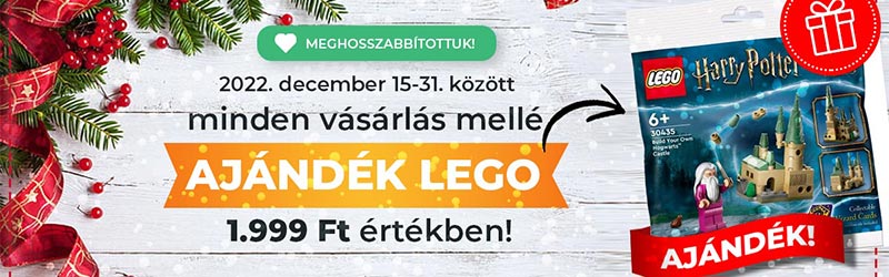 Harry Potter LEGO kastély minden rendelés mellé!