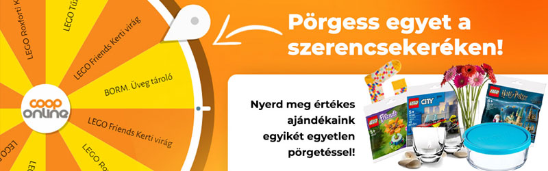 Pörgess egyet a szerencsekeréken!