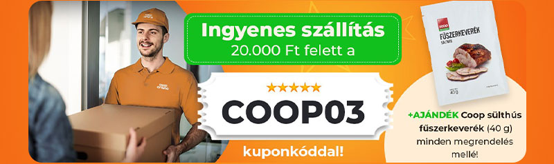 Vásárolj 20.000 Ft felett és ingyen kivisszük neked!