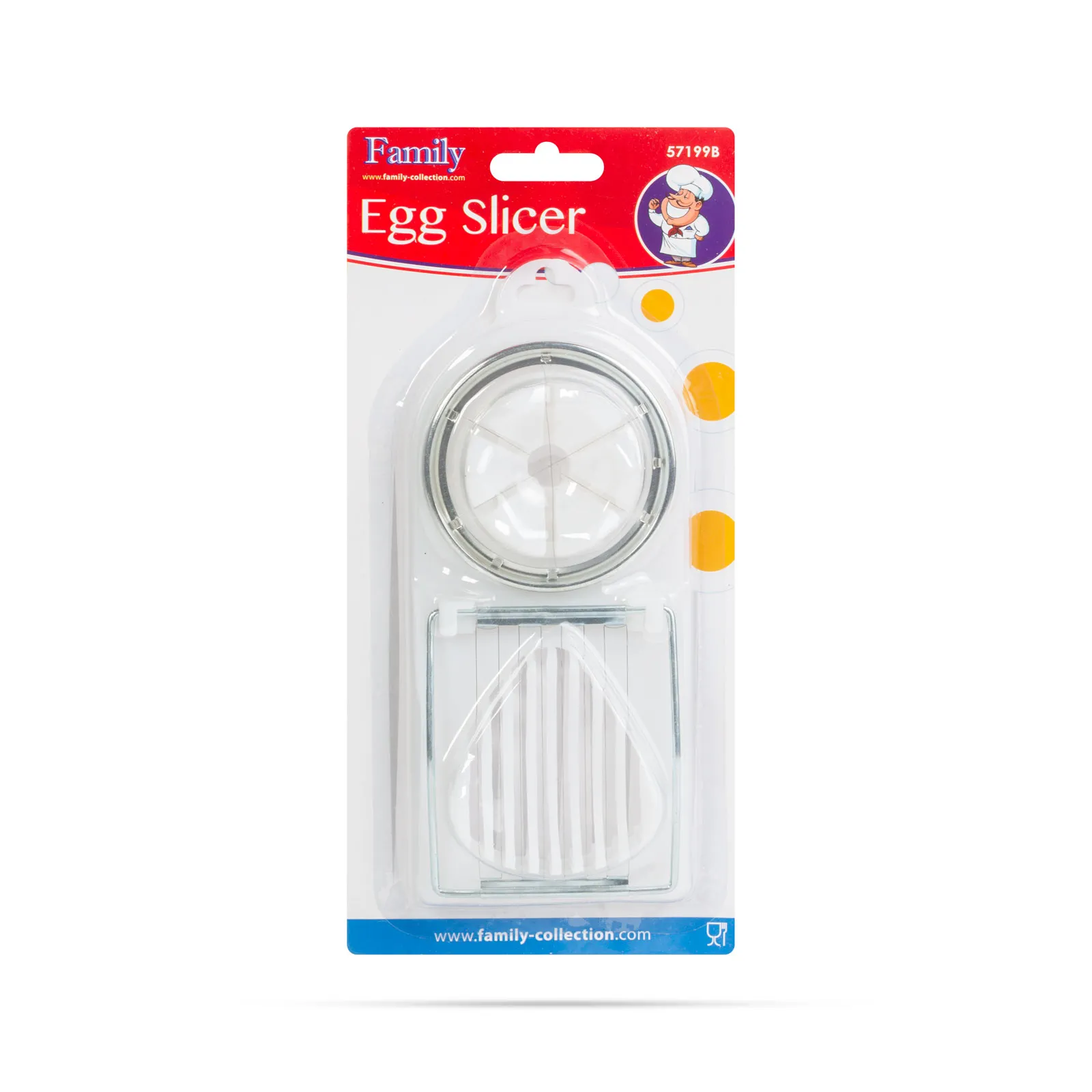 Tojásszeletelő műanyag 19x8cm