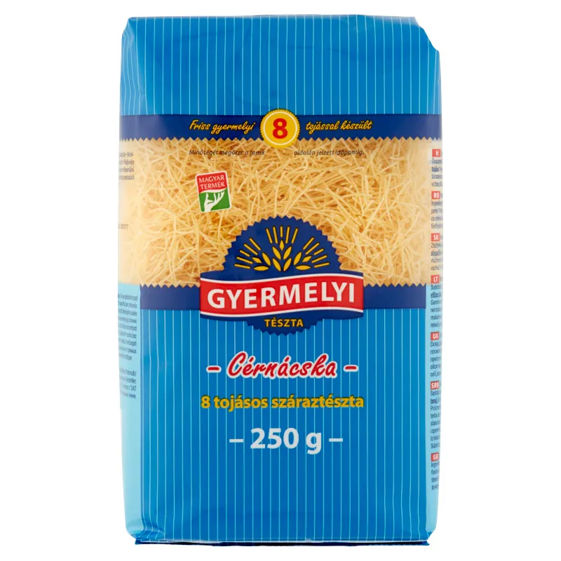 GYERMELYI 8TOJ.TÉSZTA CÉRNÁCSKA 250G