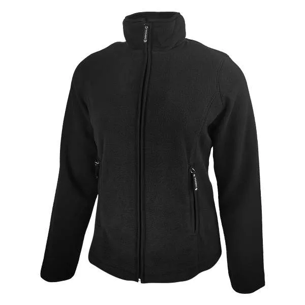 Dressa Basic Thermo cipzáros hosszú ujjú női polár felső – fekete | KÜLÖN CSOMAG |