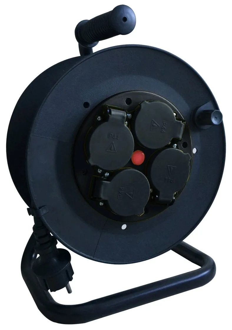 Entac Kábeldobos IP44 Kültéri Hosszabbító 4 Foglalat 35m | KÜLÖN CSOMAG |