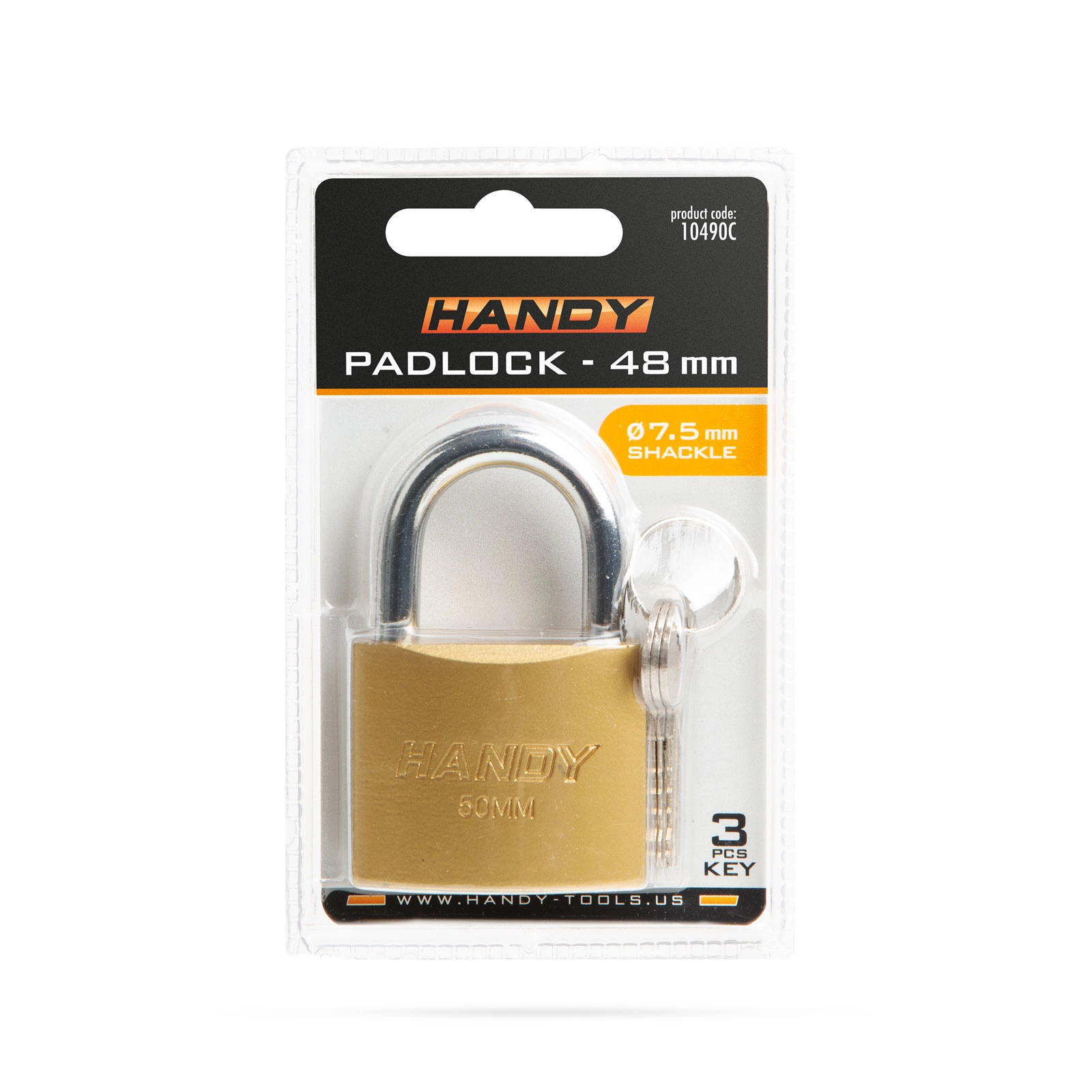 Handy lakat – 50 mm, 7.5 mm kengyellel