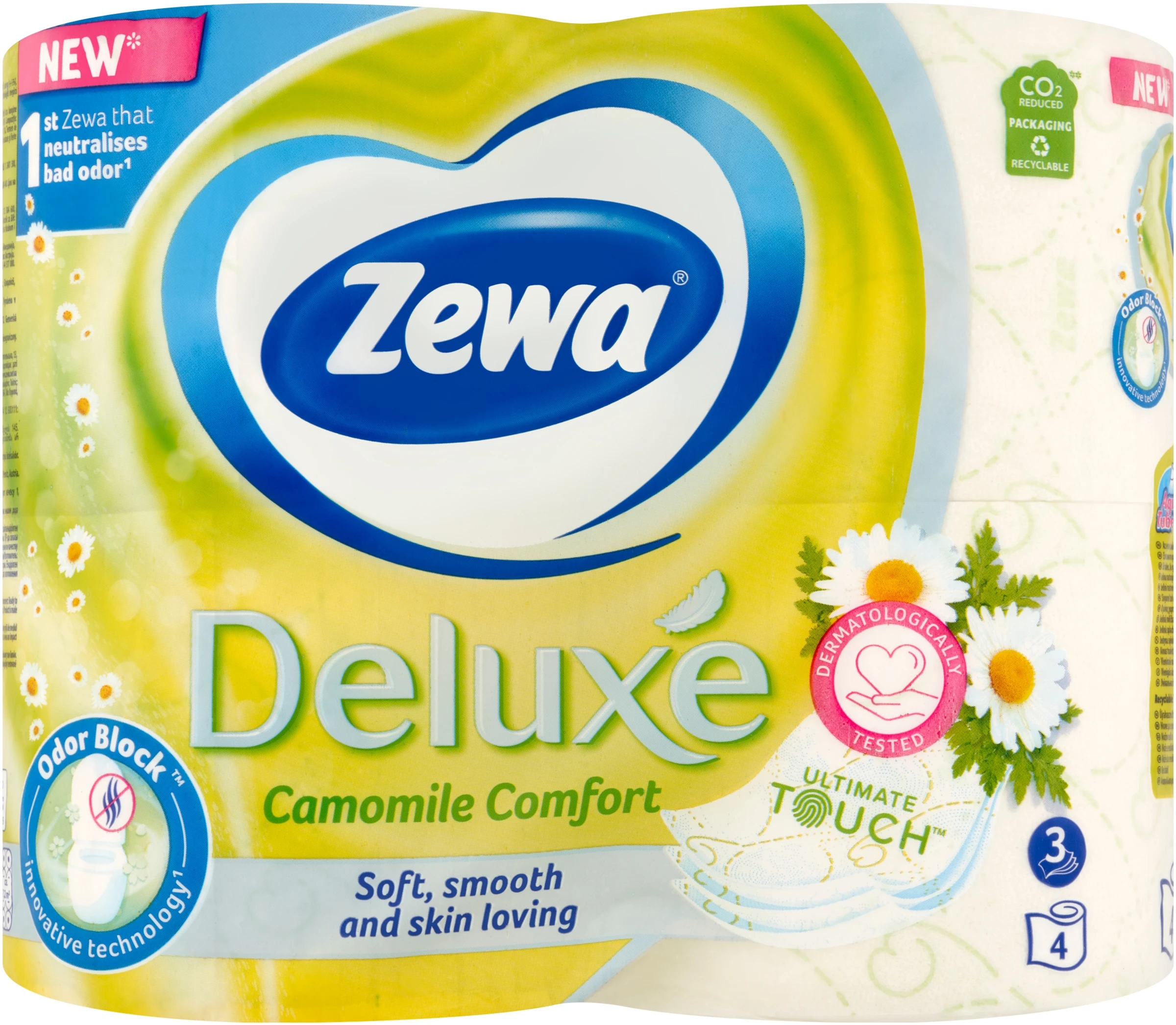 ZEWA DELUXE EÜ.PAPÍR 3RÉT.KAMILLA 4T.