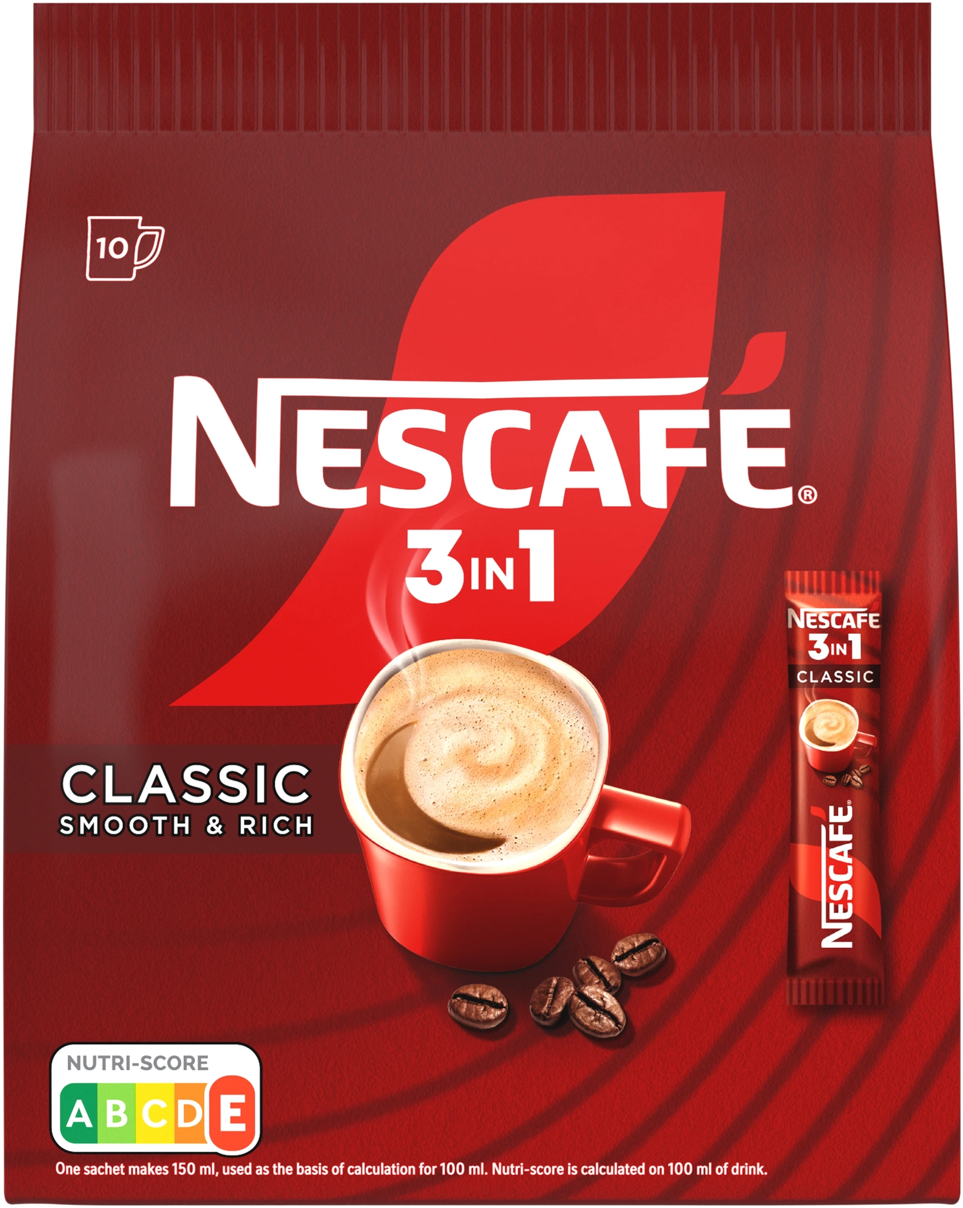 NESCAFÉ 3IN1 CLASSIC KIS TASAK 10X16.5G