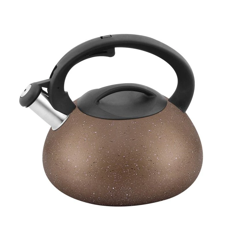 Iwo rozsadamentes acél teafőző barna színben 2,5 literes