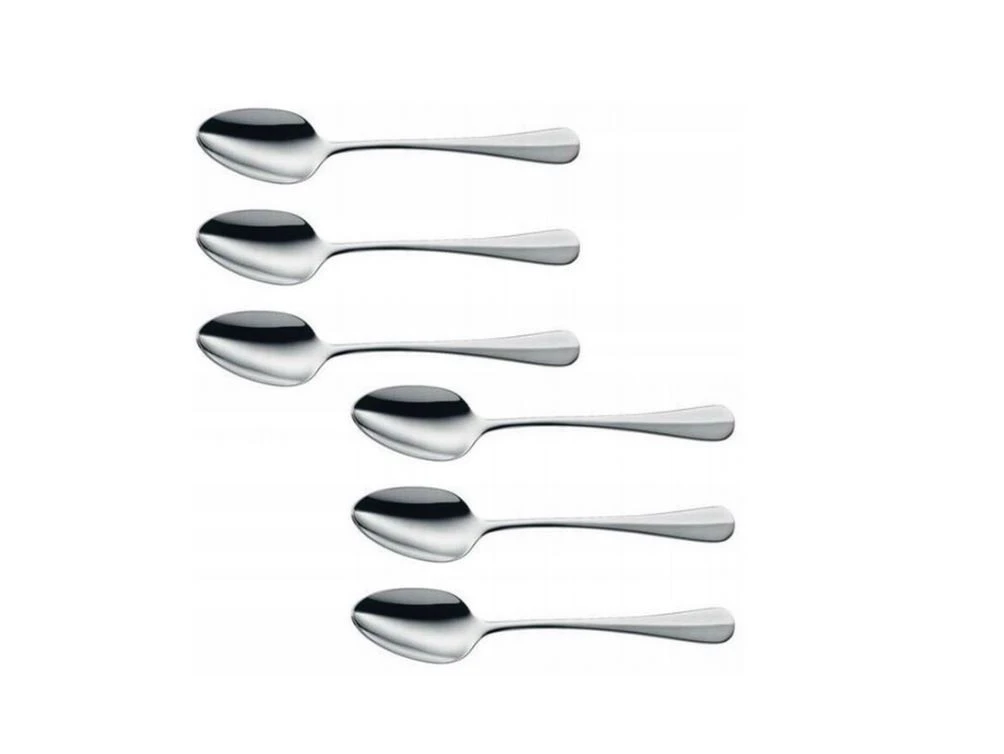 Acél kávéskanál szett 6 darabos