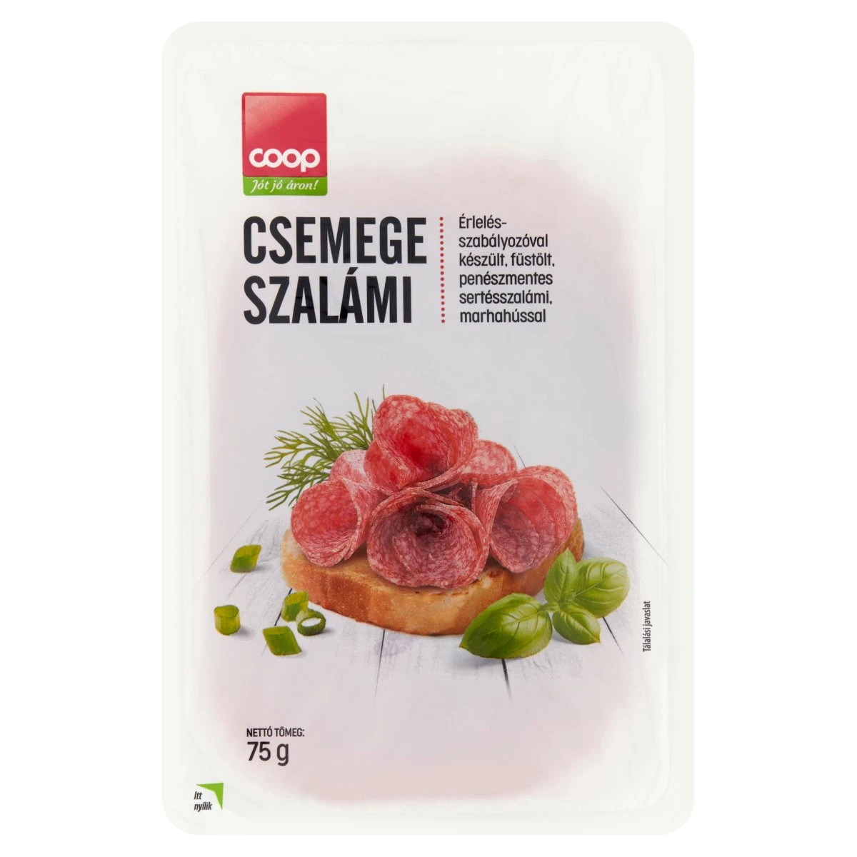 COOP CSEMEGE SZALÁMI VG. 75G