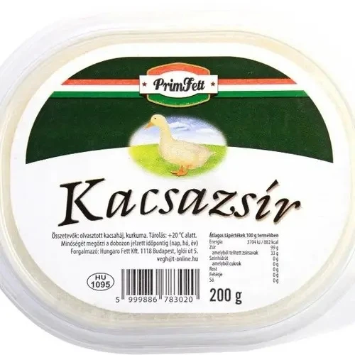 PRIMFETT KACSAZSÍR 200G