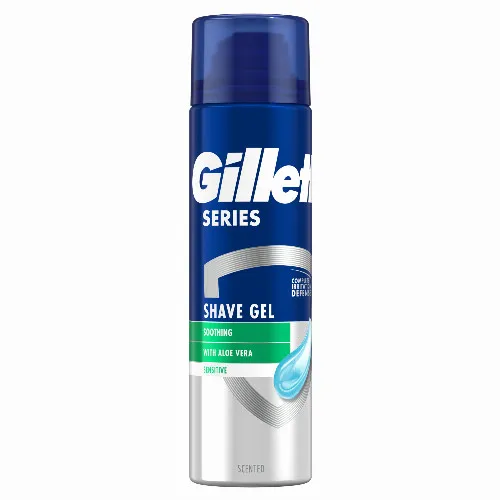 Gillette Series Nyugtató Hatású Borotvazselé Aloe Verával, 200ml