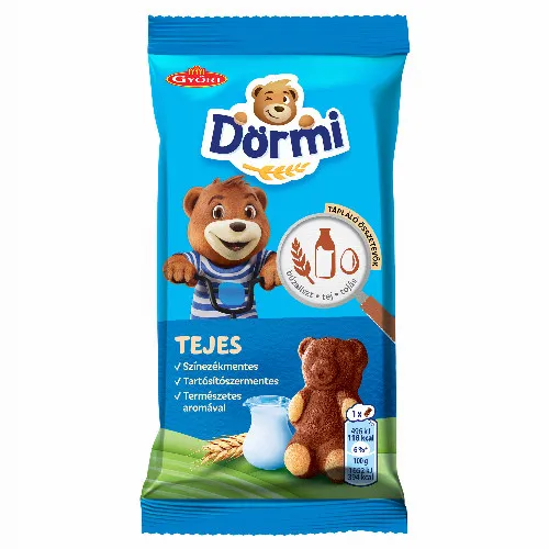 Dörmi tejes krémmel töltött puha piskóta 30 g