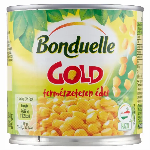 Bonduelle Gold morzsolt csemegekukorica 340 g