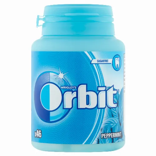 Orbit Peppermint mentaízű cukormentes rágógumi édesítőszerrel 64 g
