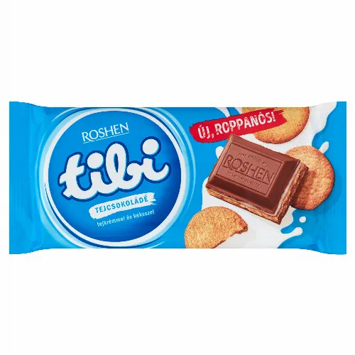 Tibi tejcsokoládé tejkrémmel és keksszel 100 g