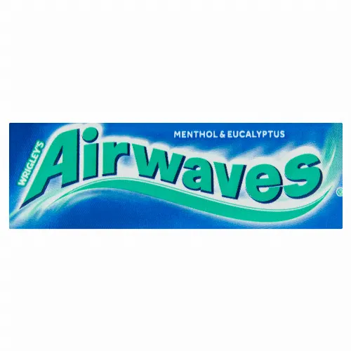 Airwaves Menthol & Eucalyptus mentol- és eukaliptuszízű cukormentes rágógumi édesítőszerrel 14 g