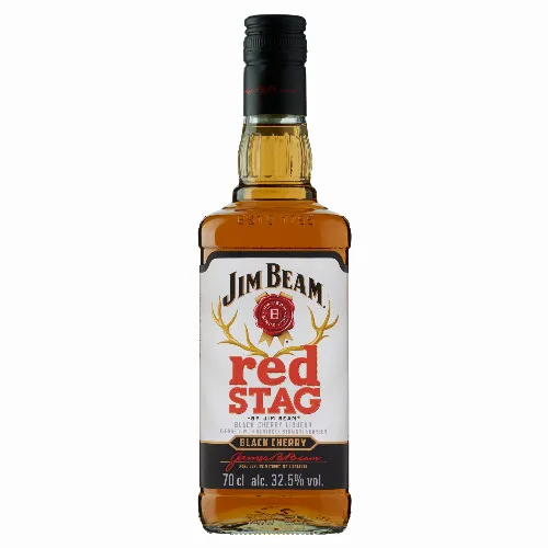 Jim Beam Red Stag cseresznye ízesítésű Bourbon whiskey alapú likőr 32,5% 0,7 l