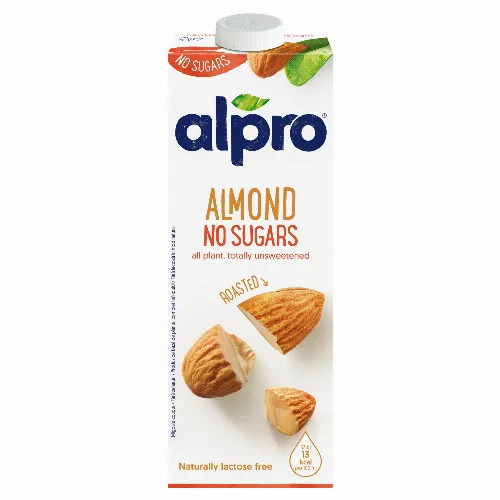 ALPRO cukormentes, pörkölt mandulaital 1 l