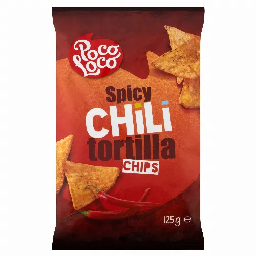 Poco Loco chili ízesítésű kukorica snack 125 g