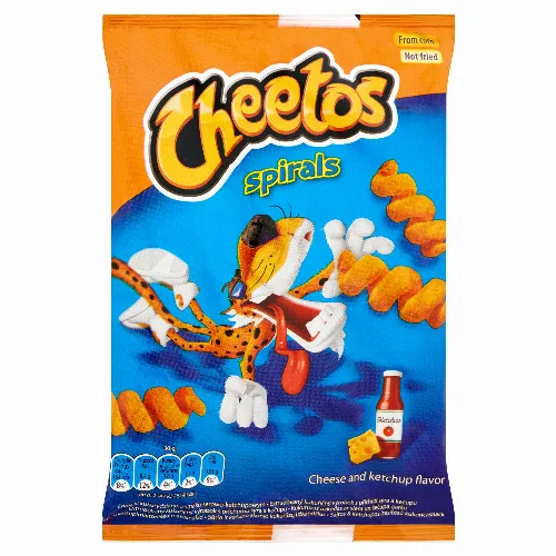 Cheetos Spirals sajtos & ketchupos ízesítésű kukoricasnack 30 g