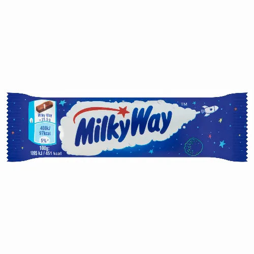 Milky Way tejcsokoládéba mártott szelet tejes krém töltelékkel 21,5 g