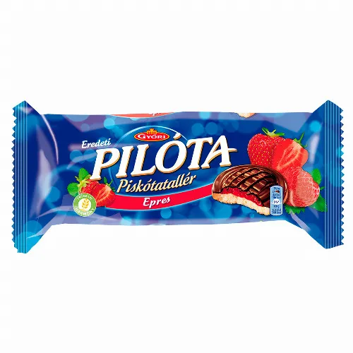Győri Pilóta epres piskótatallér 147 g