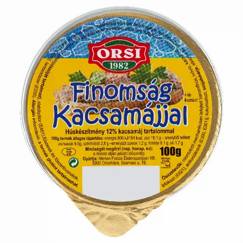 Orsi finomság kacsamájjal 100 g