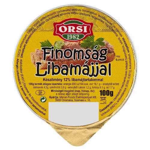 Orsi finomság libamájjal 100 g
