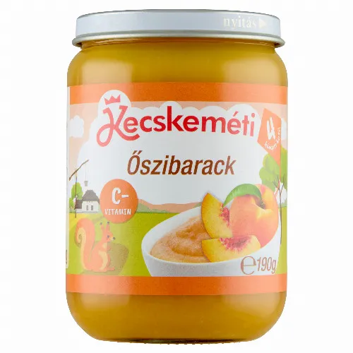 Kecskeméti őszibarack bébidesszert 4 hónapos kortól 190 g