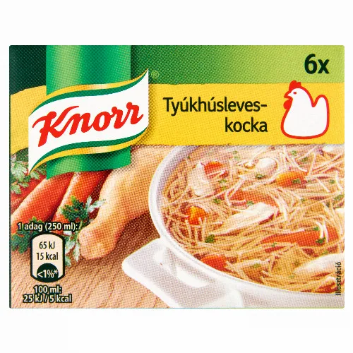 Knorr tyúkhúsleveskocka 6 db 60 g