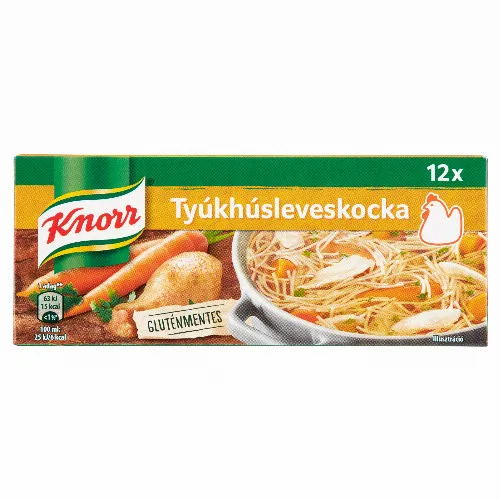 Knorr tyúkhúsleveskocka 12 x 10 g (120 g)