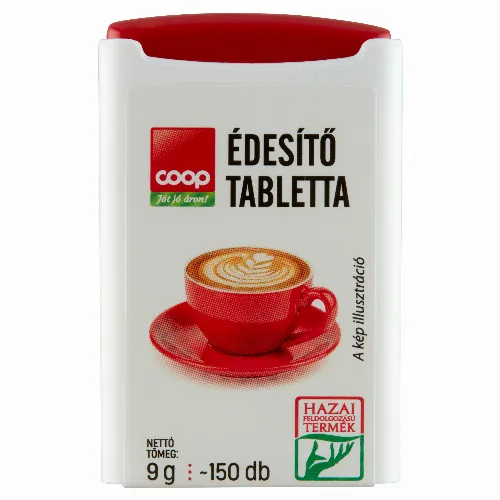 Coop édesítő tabletta 150 db 9 g