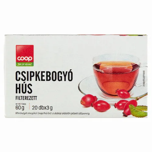 Coop filterezett csipkebogyó hús 20 filter 60 g