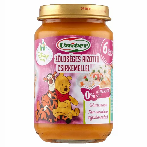 Univer zöldséges rizottó csirkemellel bébiétel 6 hónapos kortól 163 g