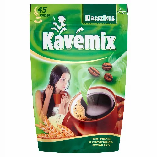 Kávémix instant kávékeverék instant pótkávéval, koffeinnel dúsítva 75 g