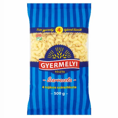Gyermelyi szarvacska 4 tojásos száraztészta 500 g