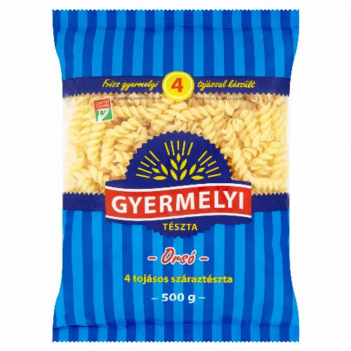 Gyermelyi orsó 4 tojásos száraztészta 500 g