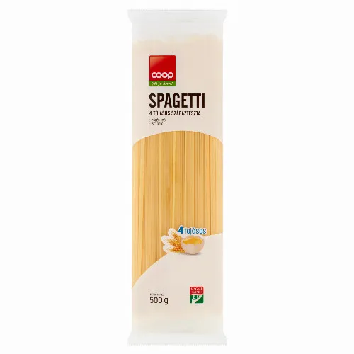 Coop spagetti 4 tojásos száraztészta 500 g