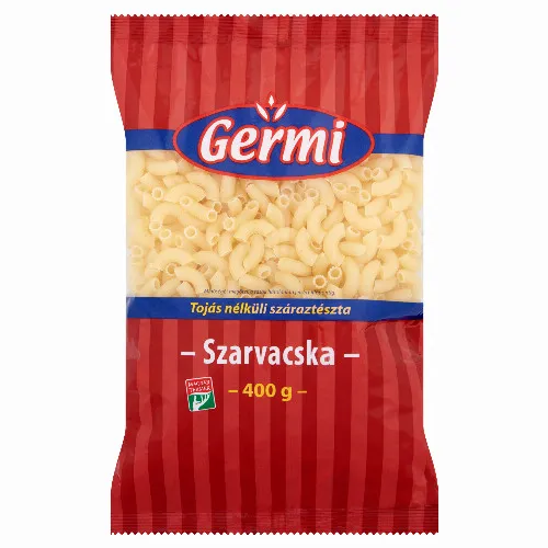 Germi szarvacska tojás nélküli száraztészta 400 g