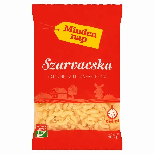 Minden nap szarvacska tojás nélküli száraztészta 400 g