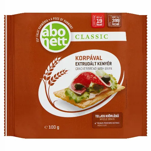 Abonett Classic extrudált kenyér korpával 100 g