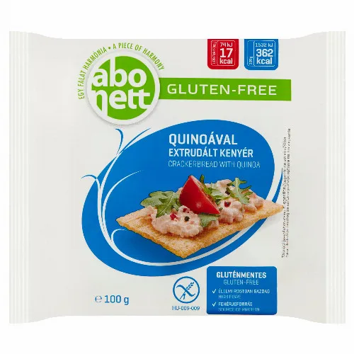 Abonett gluténmentes extrudált kenyér quinoával 100 g