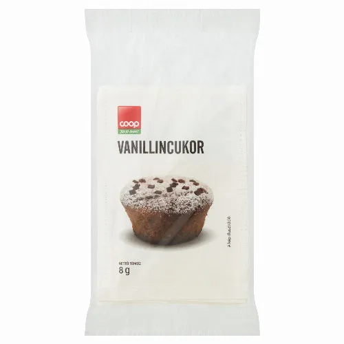 Coop vanillincukor 5 x 8 g