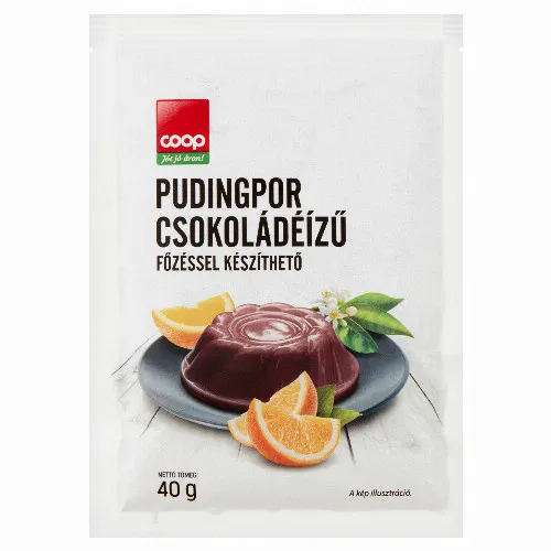 Coop csokoládéízű pudingpor 40 g
