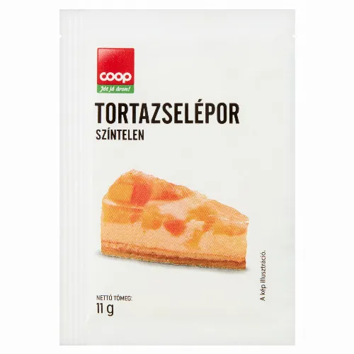 Coop színtelen tortazselépor 11 g