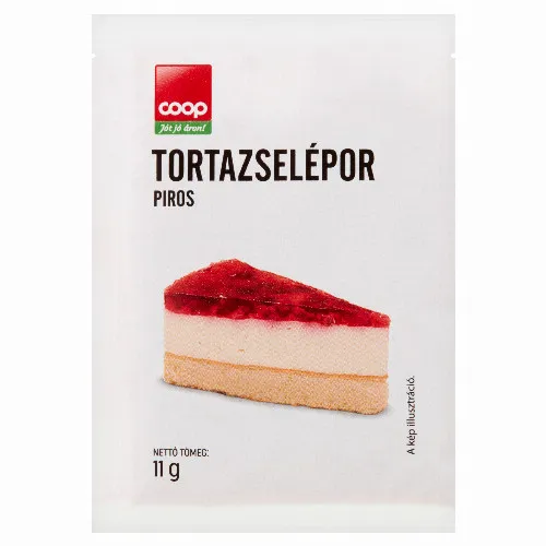 Coop piros tortazselépor 11 g