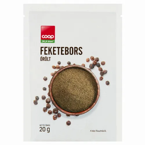 Coop őrölt feketebors 20 g