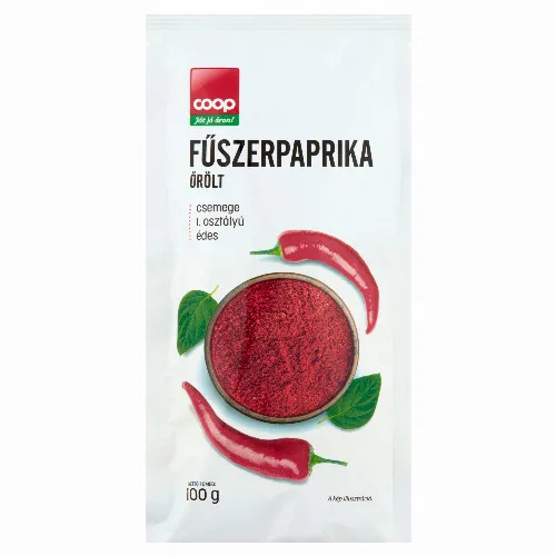 Coop I. osztályú édes, őrölt csemege fűszerpaprika 100 g
